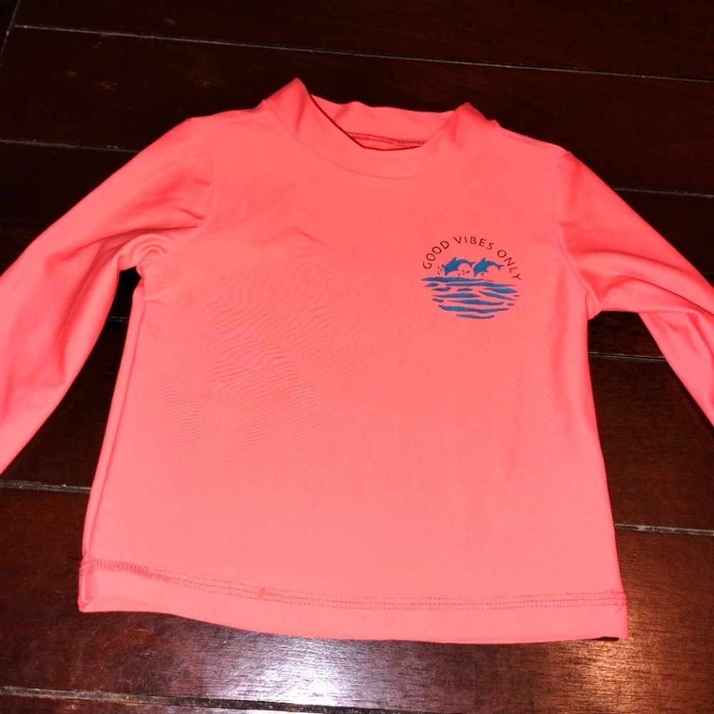 Carter's boys swim shirt sz 9 months